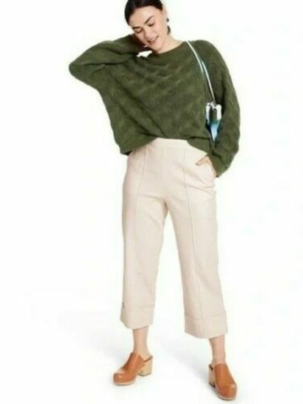 Rachel Comey for Target Off-White/Cream High-Waist Pants